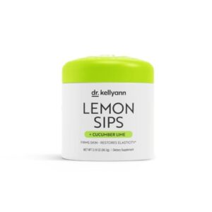 Paquete Lemon Sips Dr. Kellyann sabor pepino lima