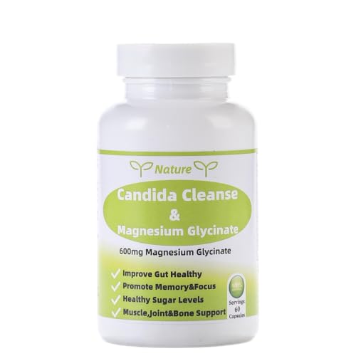 Suplemento YNATUREY Candida Cleanse 60 cápsulas paquete