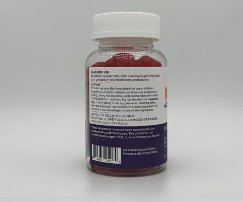 Detalle paquete gomitas KetoZest para quema de grasa abdominal