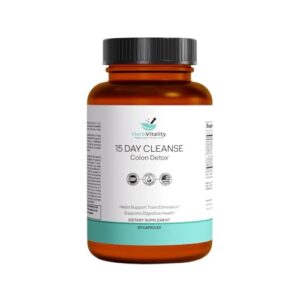 Frasco Herb Vitality limpieza de colon 15 días paquete de 2
