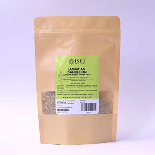 Paquete de té orgánico de Diente de León Jamaicano 4 oz