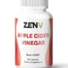 Frasco de gomitas ZENV vinagre sidra de manzana sabor natural