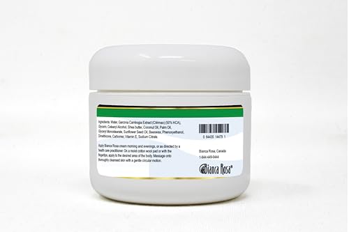 Ingredientes de la crema Garcinia Cambogia Bianca Rosa