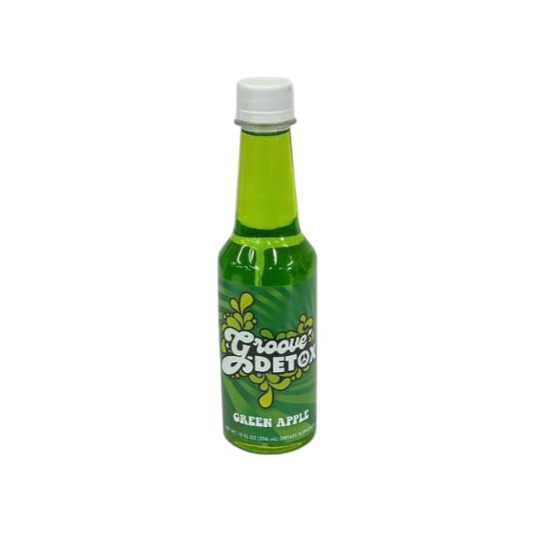 Groove Detox suplemento sabor manzana verde frasco 10 oz