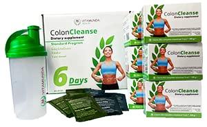 Programa limpieza de colon de 6 días para limpieza intestinal natural