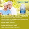 Paquete doble suplemento kidney cleanse para salud renal