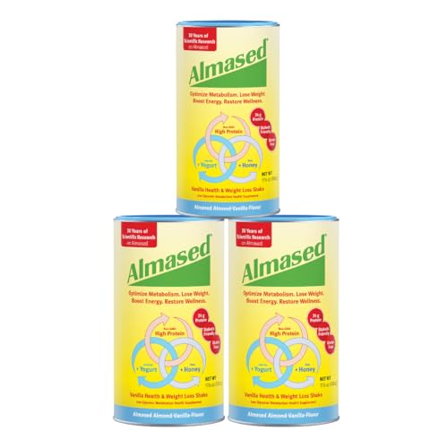 Etiqueta Almased batido vainilla