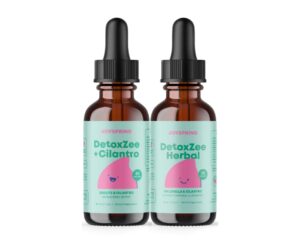 JoySpring DetoxZee gotas detox naturales para niños con cilantro y zeolita