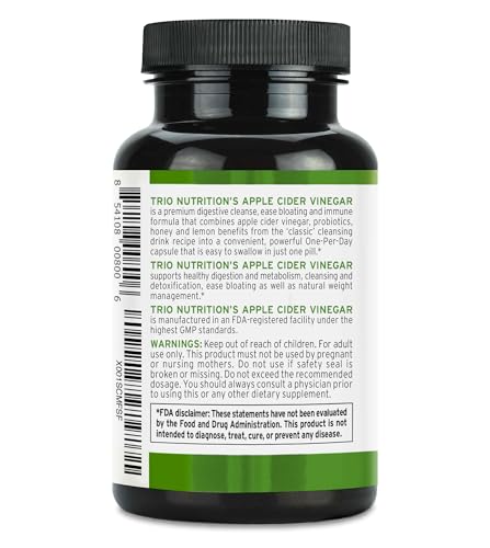 Cápsulas TRIO NUTRITION para digestión y sistema inmune