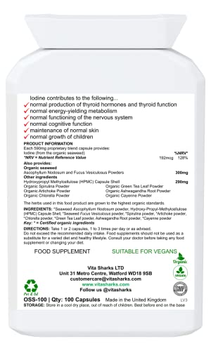 Ingredientes orgánicos naturales para detox VitaDefence Organic Earth