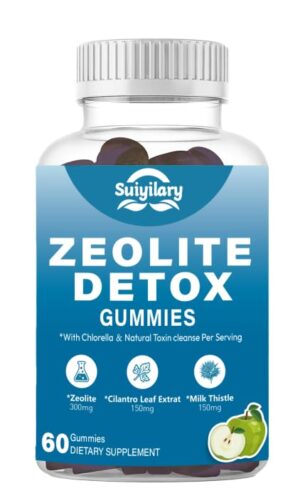 Gomitas detox zeolita para niños y adultos con sabor manzana