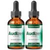 Botellas de gotas Audizen para salud auditiva diaria NutraVibe 2 pack