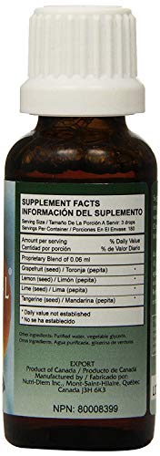 Detalle etiqueta Agrisept L antioxidante 30ml