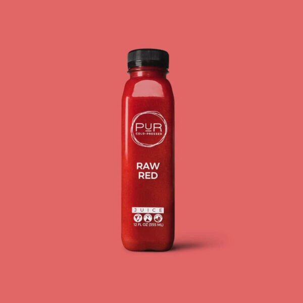 Jugo saludable PUR Cold Pressed con ingredientes naturales