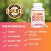 Suplemento natural para apoyo metabólico Burn Boost