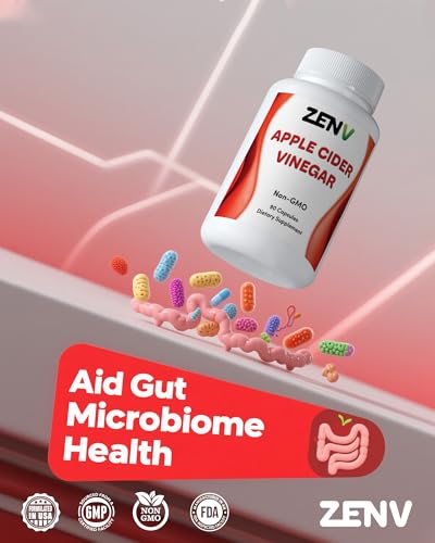 Frasco y gomitas ZENV vinagre sidra de manzana natural
