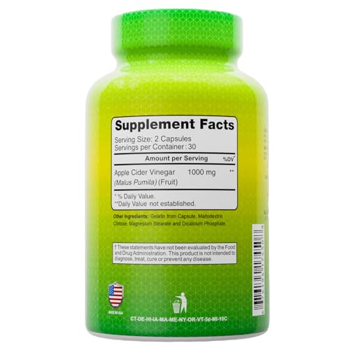 Cápsulas de vinagre de sidra de manzana de Alfa Vitamins