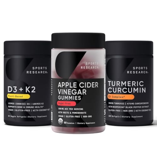 Pack multivitaminas Sports Research con gomitas y suplementos