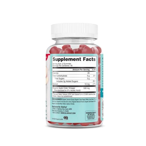 Etiqueta frontal del envase SlimFast ACV