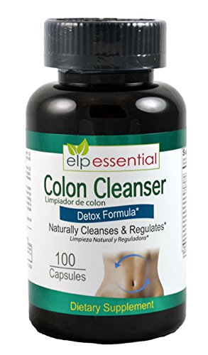 Limpiador de colon fórmula detox 100 cápsulas paquete