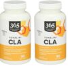 Paquete de 2 botellas 365 Whole Foods Tonalin CLA 1300Mg 90 softgels