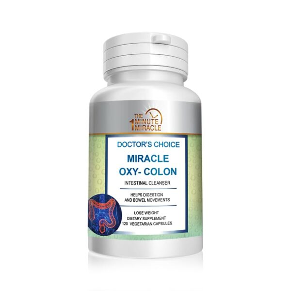 Miracle Oxy-Colon Cleanse cápsulas limpiadoras de colon veganas