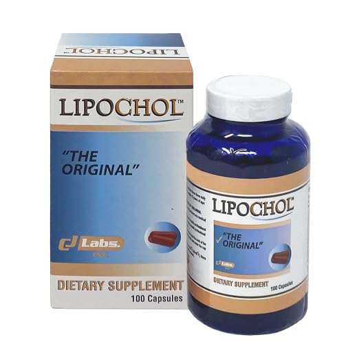 Etiqueta frontal Lipochol para soporte y detox del hígado