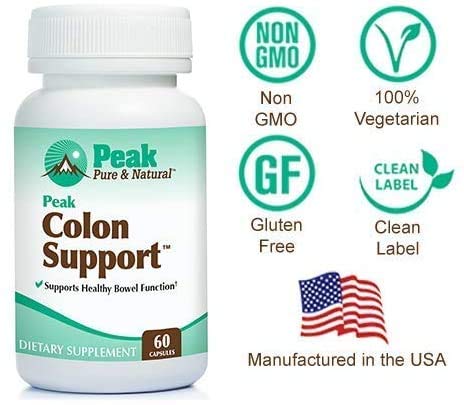 Pack de 2 suplementos detox colon Peak Pure & Natural