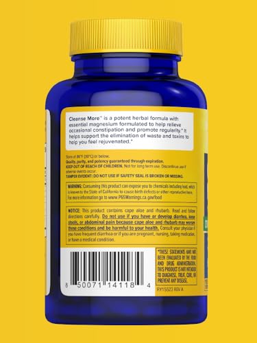 Cápsulas vegetarianas CleanseMore fórmula nocturna renovación