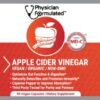 Cápsulas detox vinagre manzana orgánico 90 unidades