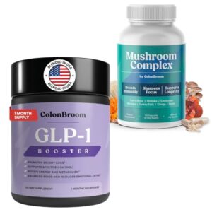 Botellas de ColonBroom GLP-1 y Complejo de Hongos