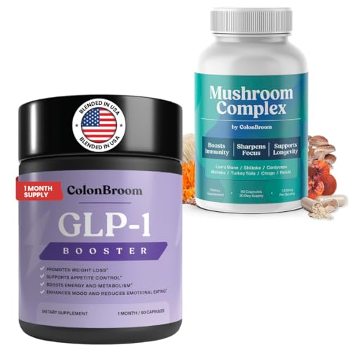 Botellas de ColonBroom GLP-1 y Complejo de Hongos