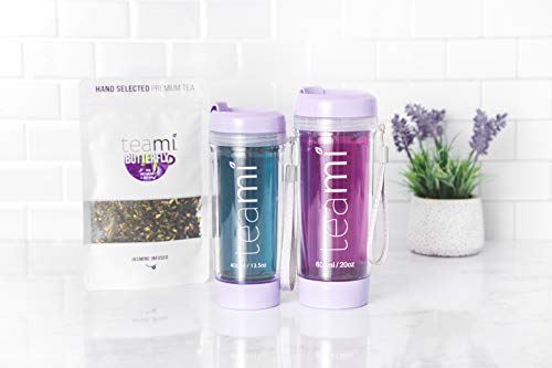 Taza con té Teami Butterfly para energía y metabolismo