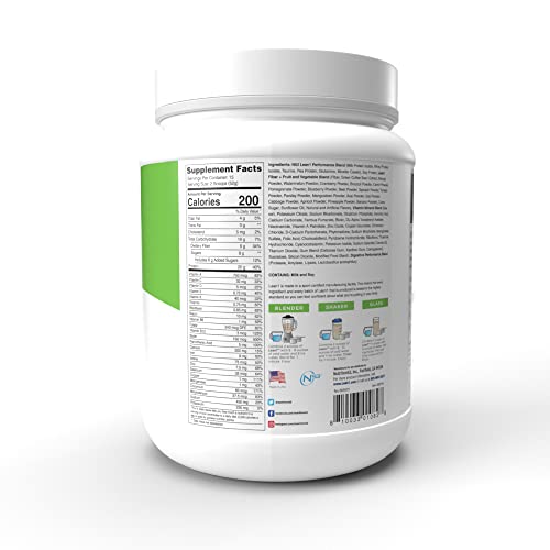 Ingrediente de proteína sin lactosa en Lean1 Vanilla