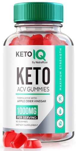 NutraRize Keto IQ gomitas ACV para perdida de peso 60 unidades