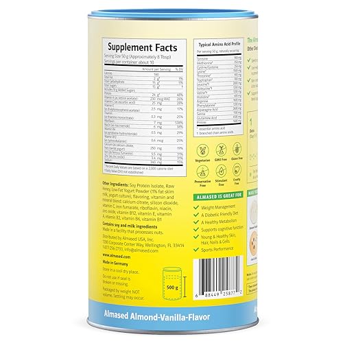 Tapa de frasco Almased vainilla