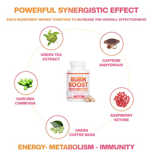 Paquete de 60 cápsulas veganas Burn Boost SkinnyBoost