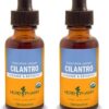 Botella extracto orgánico cilantro Herb Pharm limpieza corporal