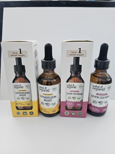 Tintura raíz de diente de león orgánica para soporte hepático 2 fl oz