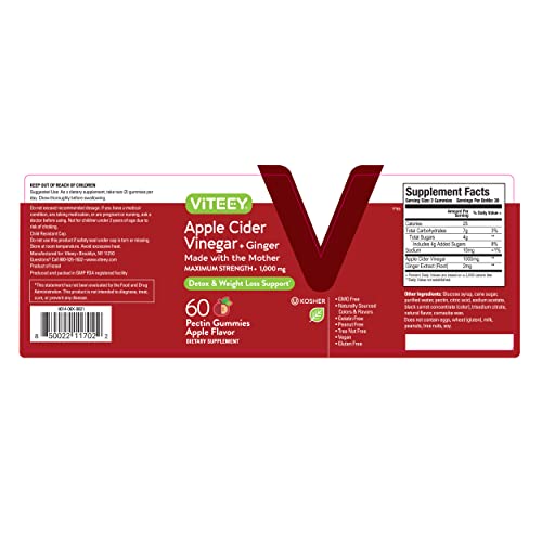 Gomitas Viteey presentación blister para fácil consumo