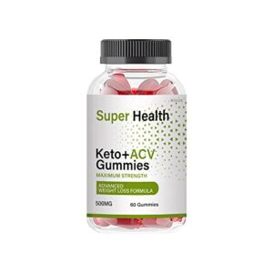 Envase gomitas Keto ACV Super Health kivus 60 unidades