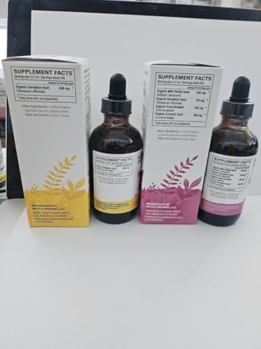 Tintura de cardo mariano para limpieza hepática Wild & Organic