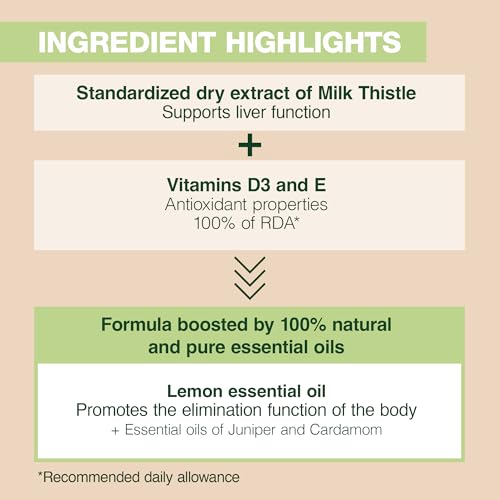 Suplemento herbal Pranarom para eliminar toxinas y drenaje corporal