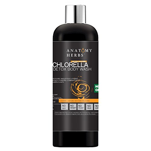 ANATOMY HERB gel de ducha detox con chlorella para piel