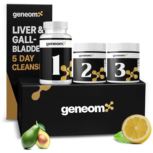 Botella de Geneomx para limpieza de hígado y vesícula biliar