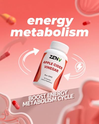 Vista cercana de gomitas ZENV vinagre sidra de manzana