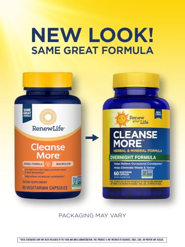 Cápsulas detox CleanseMore con hierbas y magnesio