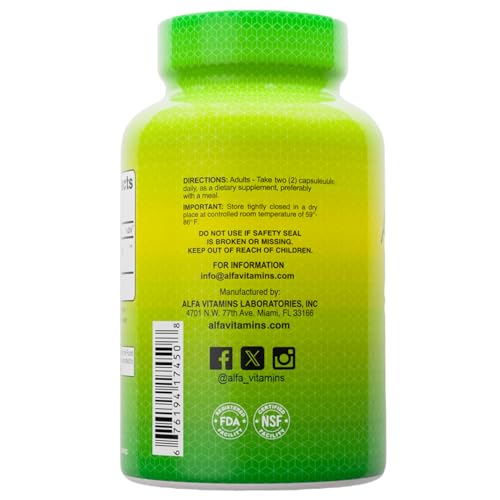 Paquete de 2 botellas de Alfa Vitamins vinagre de sidra de manzana