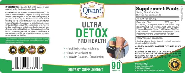 Fibra detox para limpieza y salud intestinal