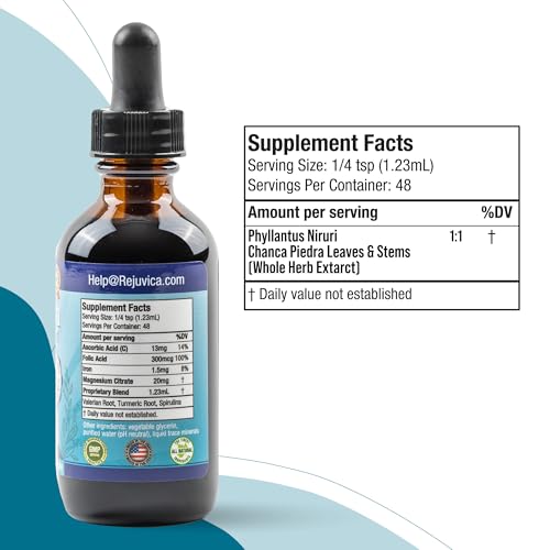 Detalle etiqueta ingredientes Gotas Limpieza Rejuvica